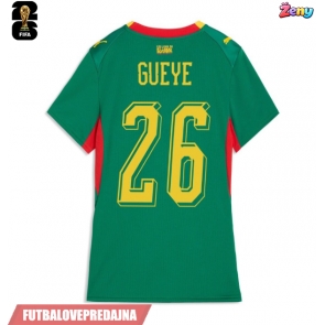 Lacne Ženy Futbalové dres Senegal Pape Gueye #26 MS 2026 Krátky Rukáv - Preč